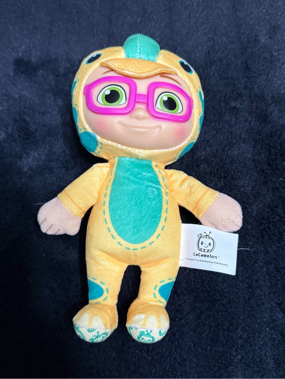 💞4/$35-CoComelon JJ Dinosaur Costume Plush Doll 2022 Moonbug Soft Toy